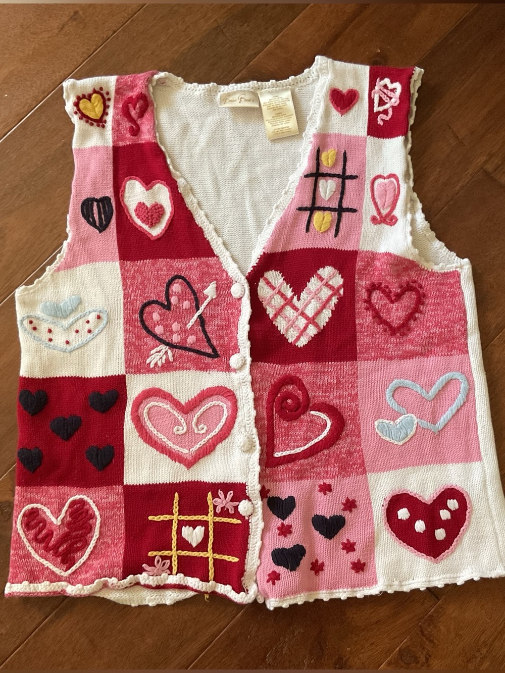 Adorable cottage core vintage vest